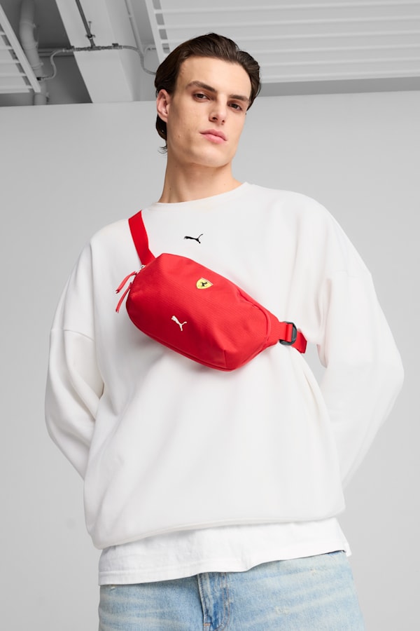 Scuderia Ferrari HP Race 1.5L Waist Bag, Rosso Corsa, extralarge