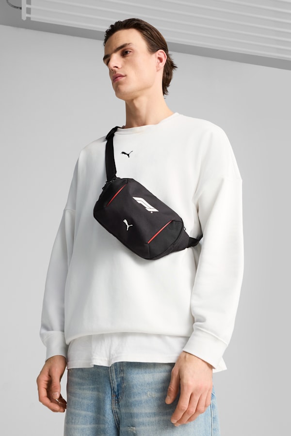 F1® 1.5L Waist Bag, PUMA Black, extralarge