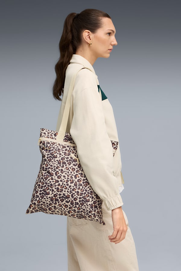 Pop Tote Women, Toasted Almond-Animal AOP, extralarge-GBR