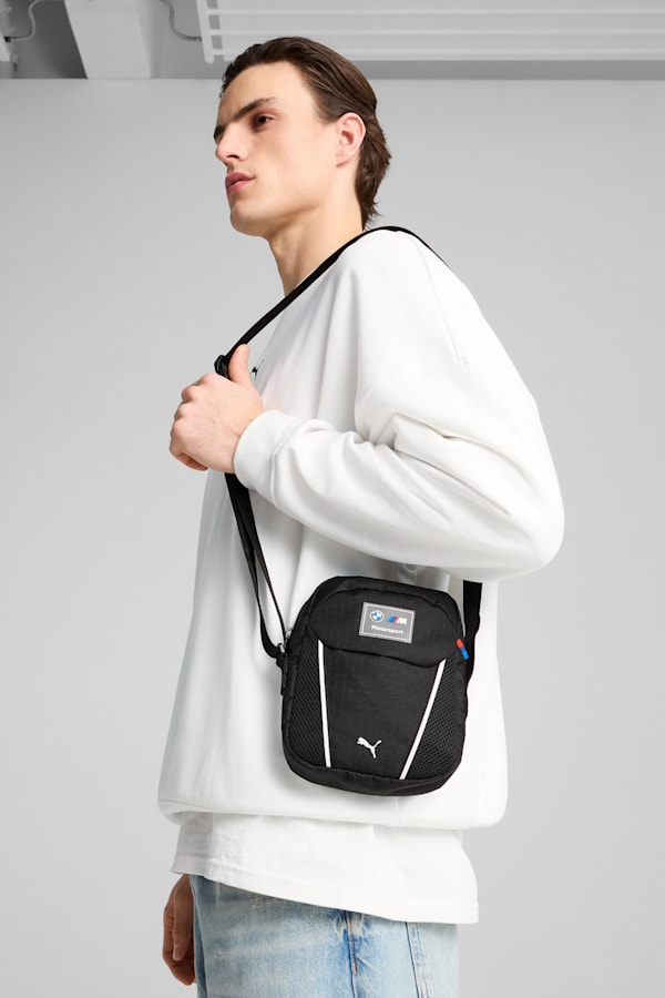 BMW M Motorsport Portable Bag, PUMA Black, extralarge