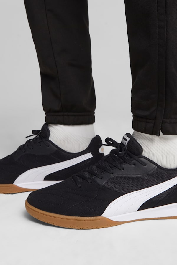 KING TOP IT Football Boots Unisex, PUMA Black-PUMA White-PUMA Gold, extralarge-GBR