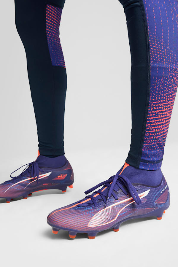 ULTRA 5 MATCH+ FG/AG Football Boots Women, Lapis Lazuli-PUMA White-Sunset Glow, extralarge