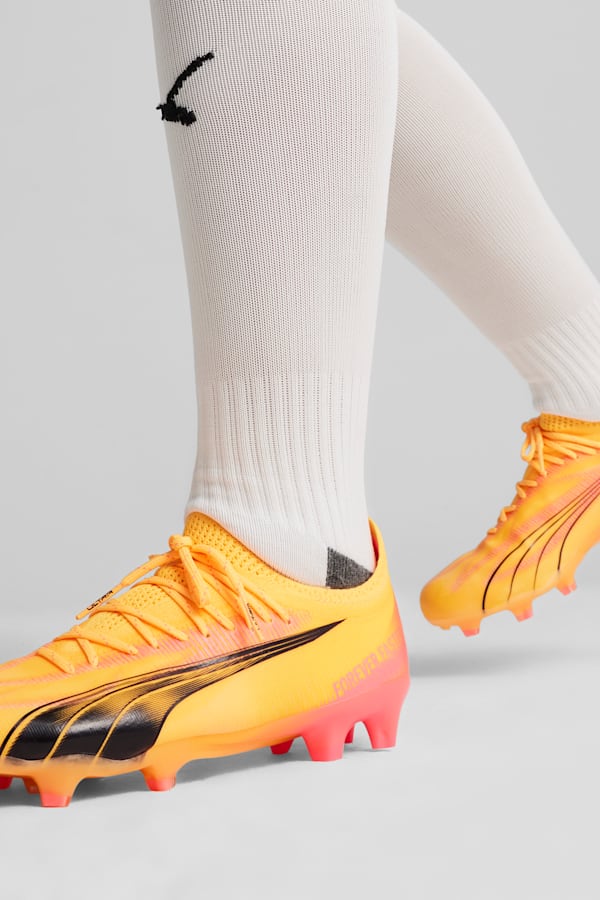 ULTRA ULTIMATE FG/AG Women's Football Boots, Sun Stream-PUMA Black-Sunset Glow, extralarge
