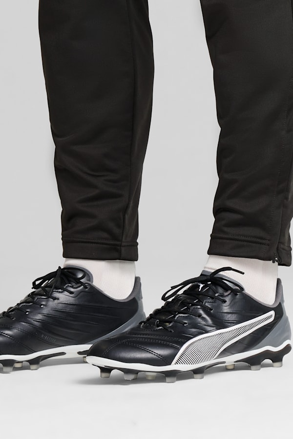 KING PRO FG/AG Football Boots Unisex, PUMA Black-PUMA White-Cool Dark Gray, extralarge-GBR