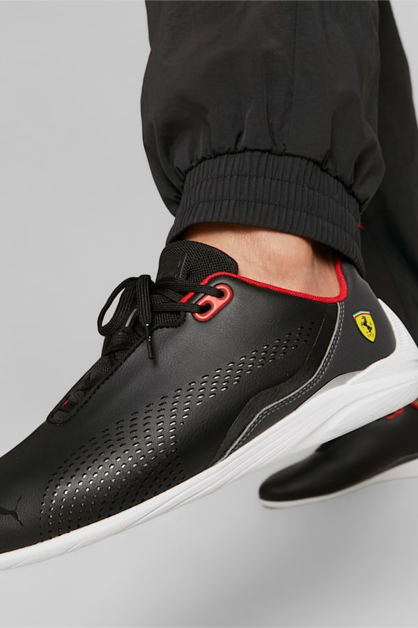 Scuderia Ferrari Drift Cat Decima Motorsport Shoes, PUMA Black-PUMA White-Asphalt, extralarge