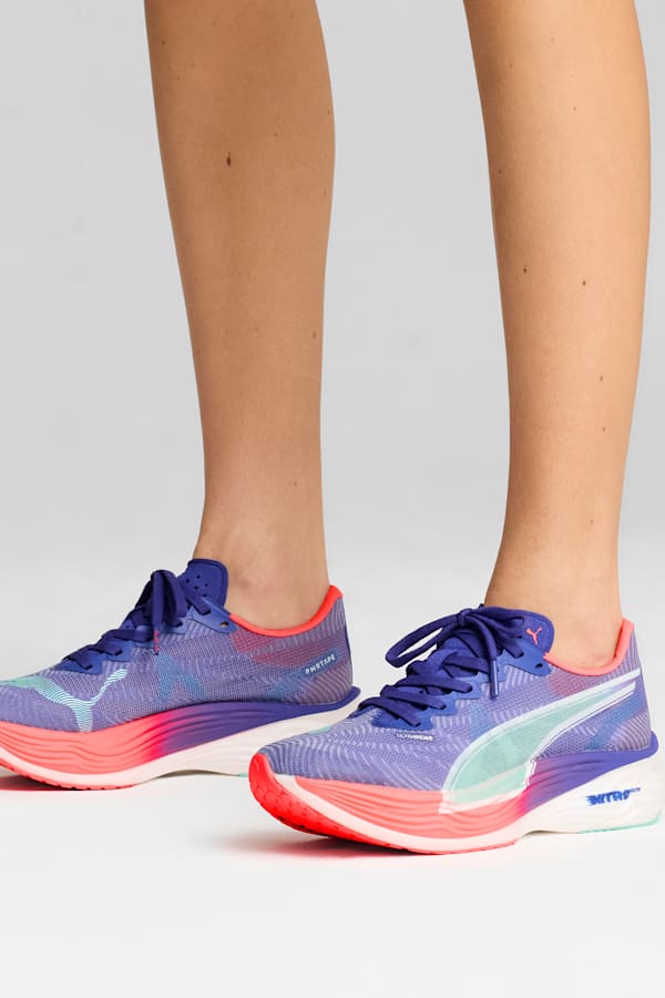 Deviate NITRO™ Elite 3 Running Shoes Women, Lapis Lazuli-Sunset Glow-Electric Peppermint, extralarge