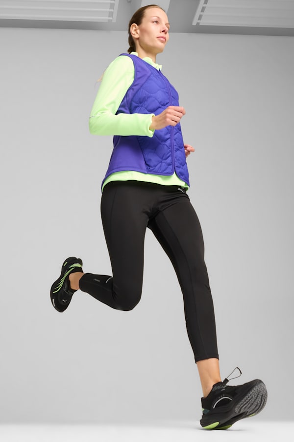 Deviate NITRO™ 3 WTR+ Running Shoes Women, Galactic Gray-PUMA Black-Fizzy Apple, extralarge