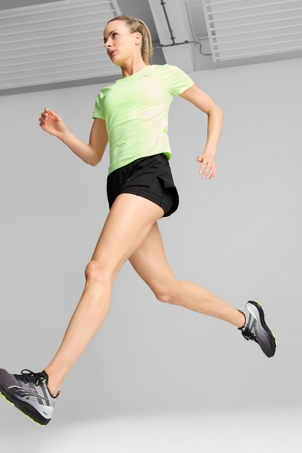 ForeverRun NITRO™ WTR Running Shoes Women, PUMA Black-Glacial Gray-Fizzy Apple, extralarge