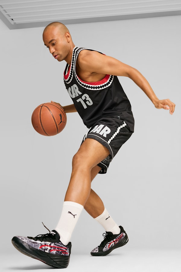 All-Pro NITRO™ Media Day Basketball Shoes, PUMA Black-PUMA White-For All Time Red, extralarge