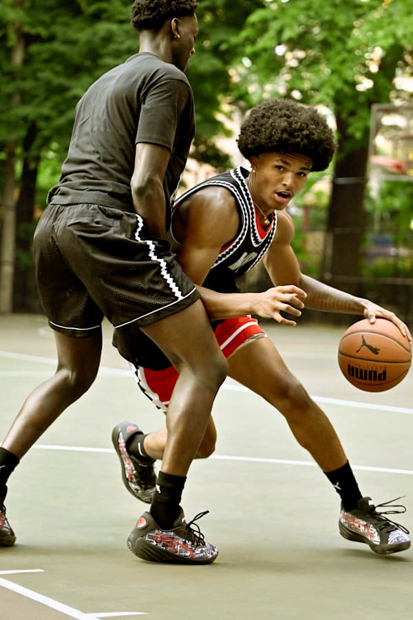 All-Pro NITRO™ Media Day Basketball Shoes, PUMA Black-PUMA White-For All Time Red, extralarge