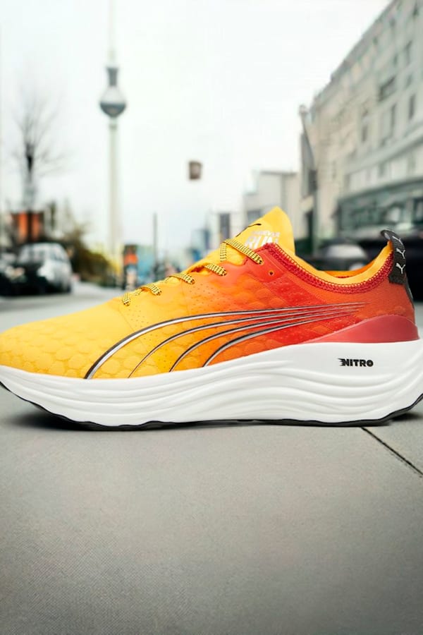 ForeverRun NITRO™ Running Shoes Men, Sun Stream-Sunset Glow-PUMA White, extralarge