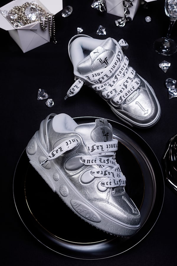LaFrancé Chrome Sneakers Unisex, Silver Mist-Puma Silver-PUMA Black, extralarge-GBR