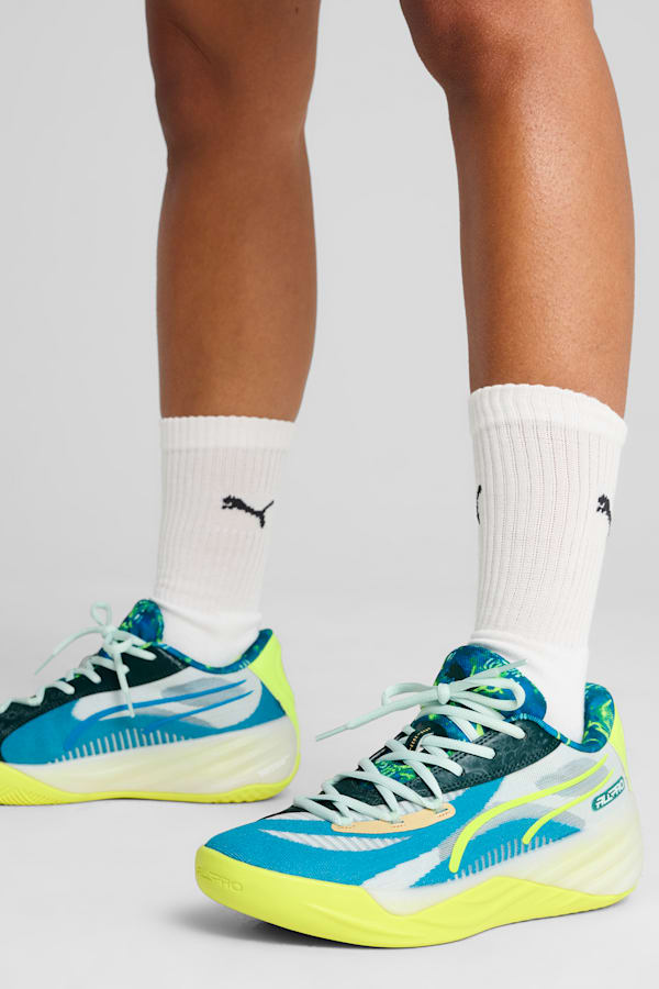 All-Pro NITRO™ Hoops Dreamz Basketball Shoes Unisex, Tropical Blue-Peaceful Blue, extralarge
