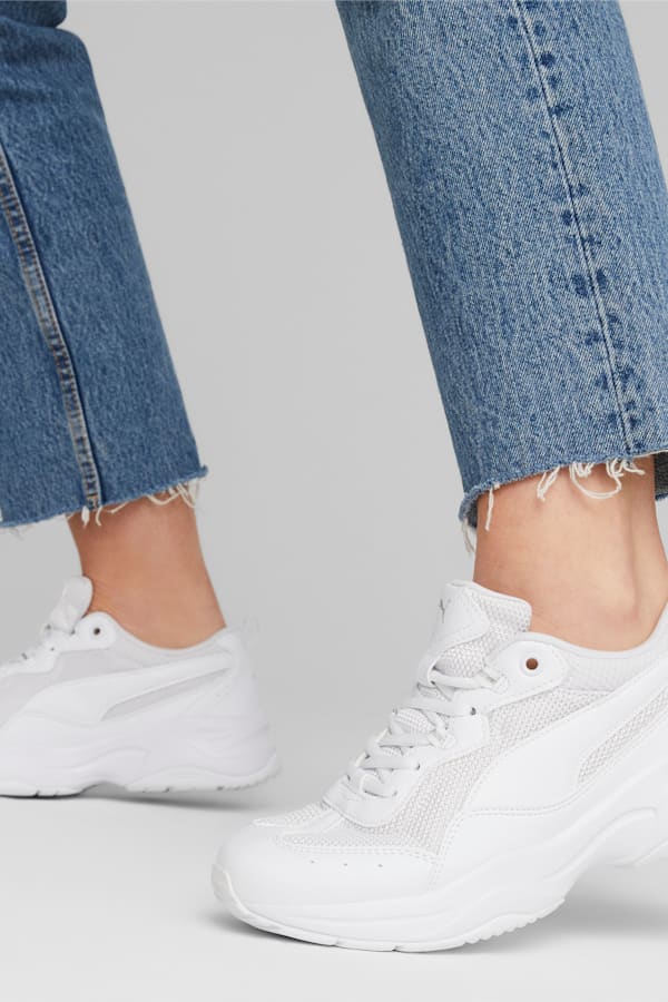 Puma white trainers womens clearance