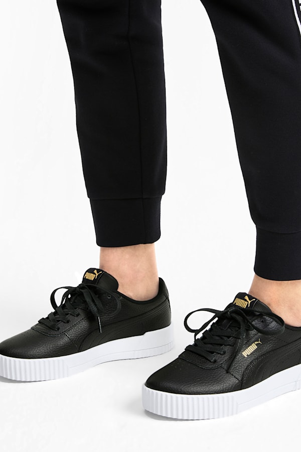 Carina Lux Women's Trainers, Puma Black-Puma Black, extralarge-GBR