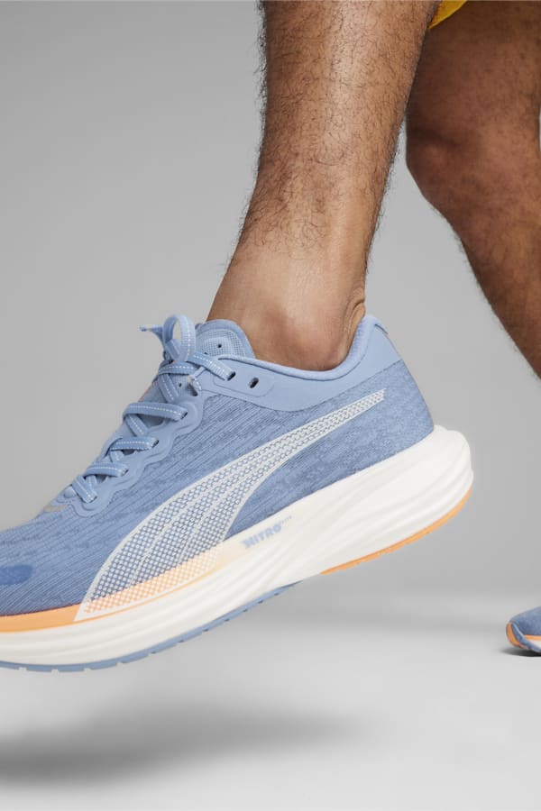 Deviate NITRO™ 2 Men's Running Shoes, Zen Blue-Neon Citrus, extralarge