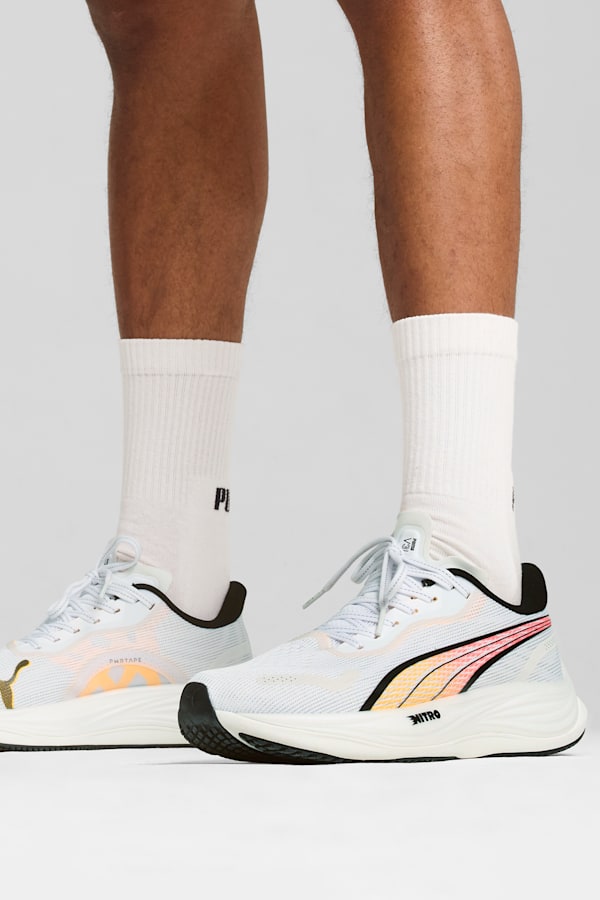 VELOCITY NITRO™ 3 Running Shoes Men, PUMA White-Sun Stream, extralarge
