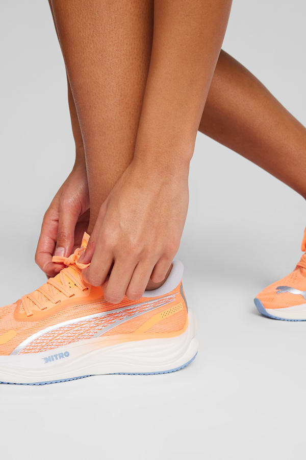 VELOCITY NITRO™ 3 Running Shoes Women, Neon Citrus-PUMA Silver-Silver Mist, extralarge