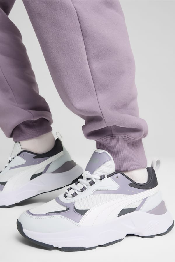 Cassia Women's Trainers, Silver Mist-PUMA White-Galactic Gray-Pale Plum-PUMA Silver, extralarge