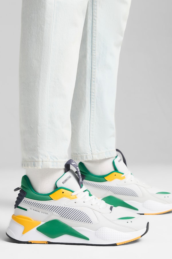 RS-X Geek Sneakers Unisex, PUMA White-Archive Green, extralarge