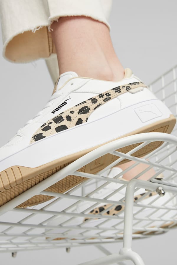 Carina Street Animal Sneakers Women, PUMA White-Granola-PUMA Black, extralarge