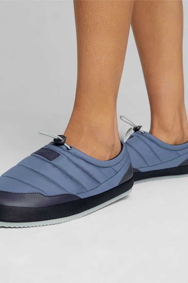 PUMA Tuff Padded Plus Slippers, Inky Blue-New Navy-Cool Mid Gray, extralarge
