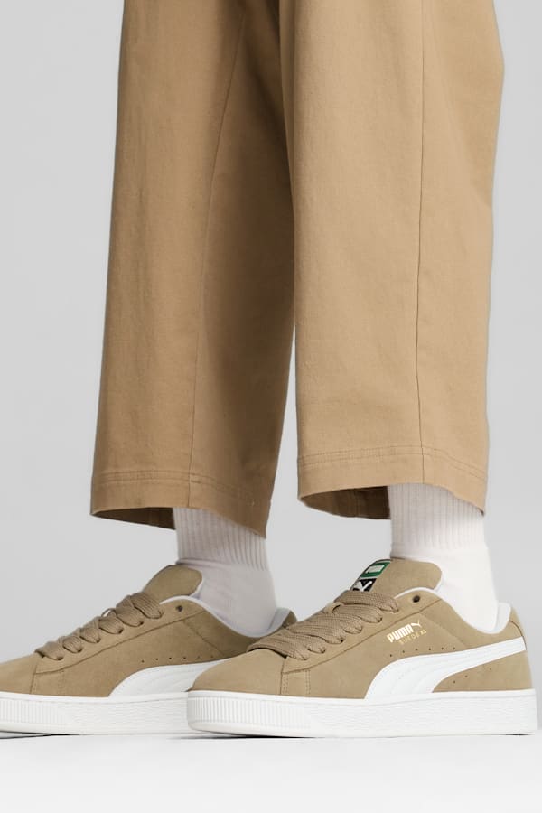 Suede XL Sneakers Unisex, Oak Branch-PUMA White, extralarge