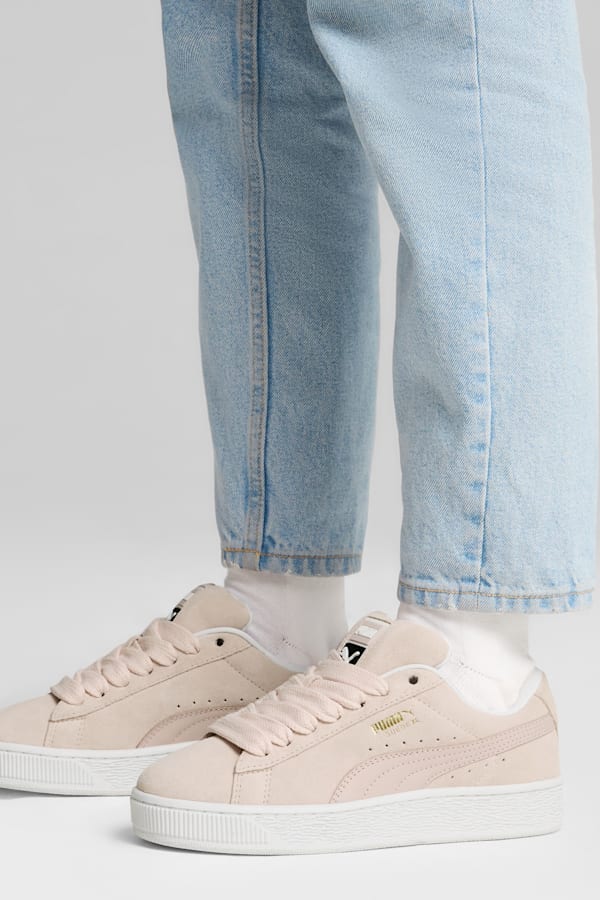 Suede XL Sneakers Unisex, Island Pink-Mauve Mist, extralarge