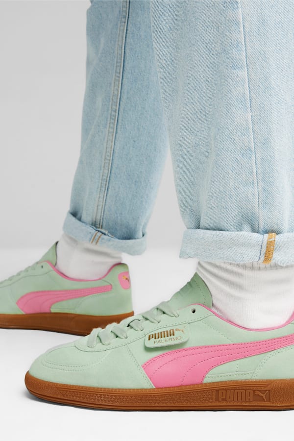 Palermo Sneakers Unisex, Fresh Mint-Fast Pink, extralarge