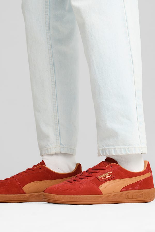 Palermo Sneakers Unisex, Mars Red-Caramel Latte-Gum, extralarge