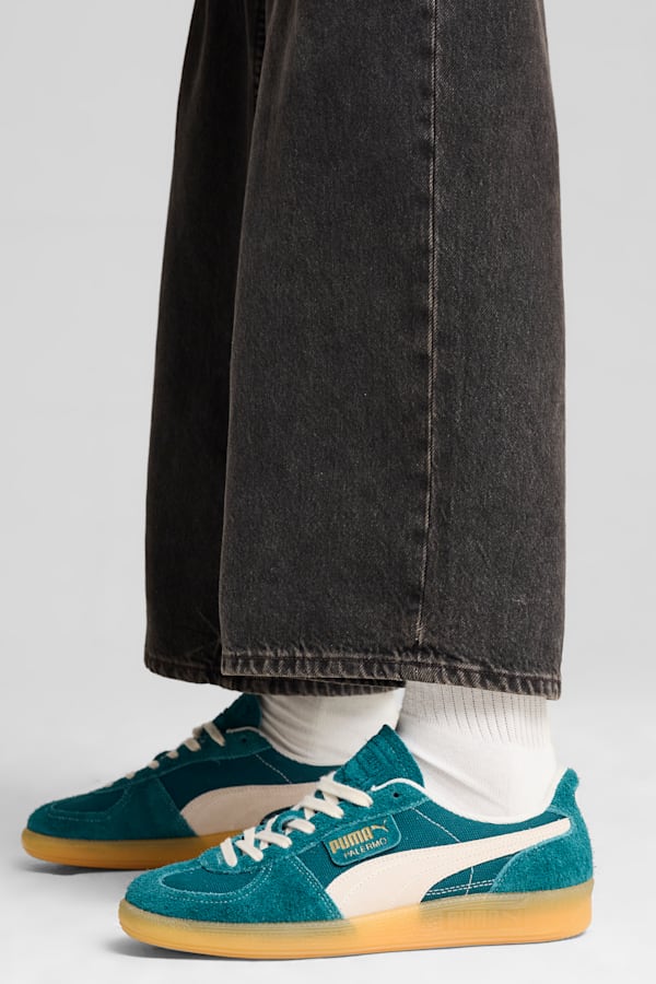Palermo Vintage Sneakers Unisex, Cold Green-Frosted Ivory, extralarge