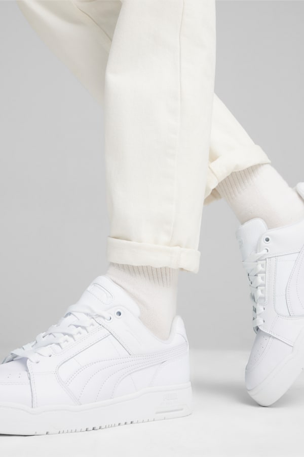 Slipstream Lo Lth Sneakers, PUMA White, extralarge