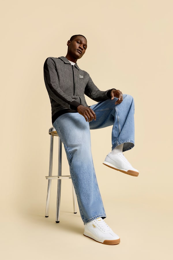 Roma 68 Revival Sneakers Unisex, PUMA White-Warm White-Gum, extralarge