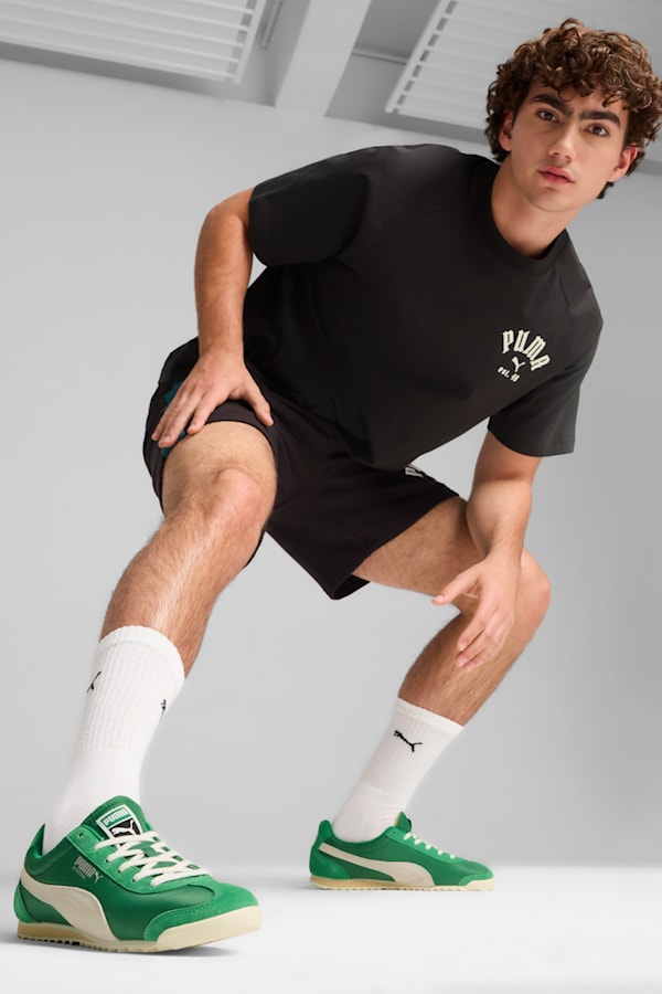 Arizona Nylon Sneakers, Archive Green-Vapor Gray, extralarge