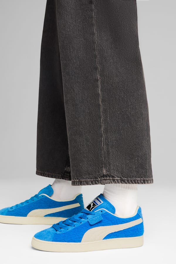 Suede Mohair Sneakers Unisex, PUMA Team Royal-Frosted Ivory, extralarge