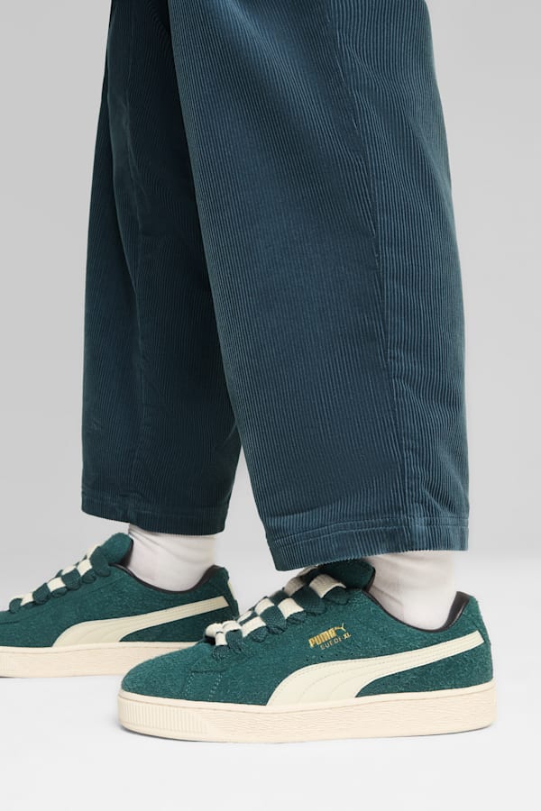 Suede XL Jackhammer Sneakers Unisex, Dark Myrtle-Frosted Ivory-Vapor Gray, extralarge-GBR