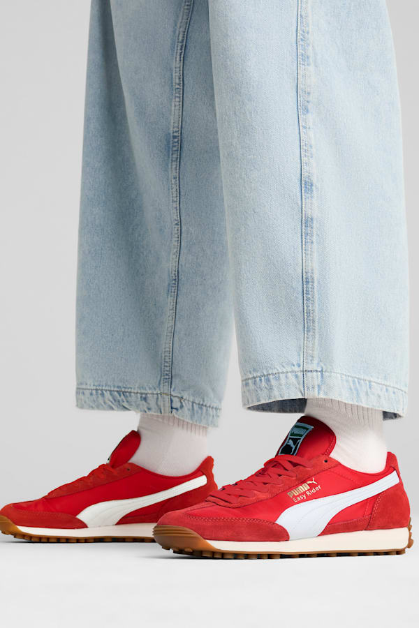 Easy Rider Vintage Sneakers, PUMA Red-PUMA White, extralarge