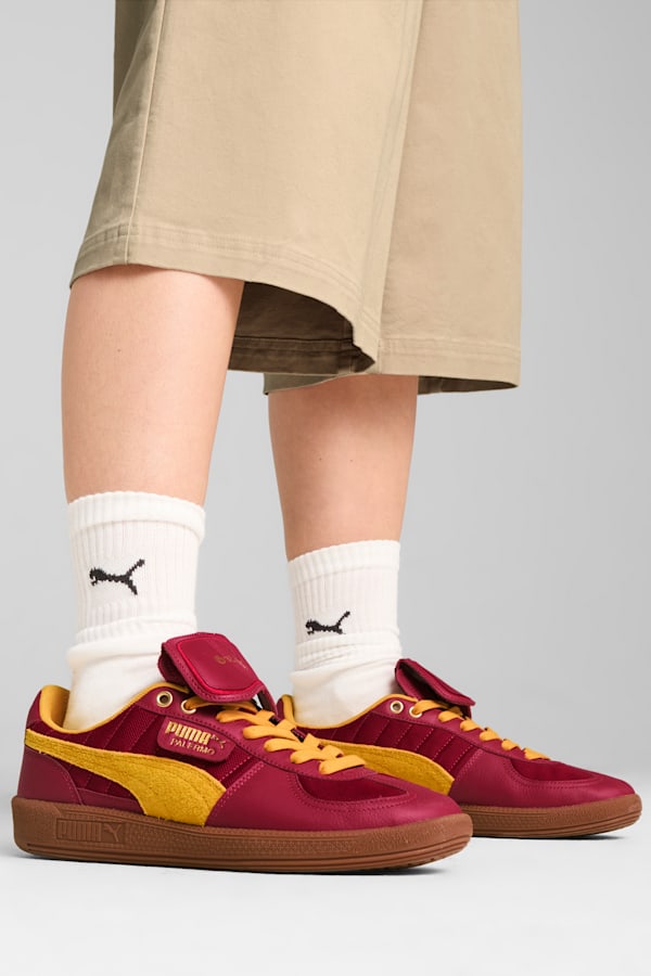 PUMA x HARRY POTTER Palermo Sneakers Unisex, Dark Crimson-Yellow Sizzle, extralarge-GBR