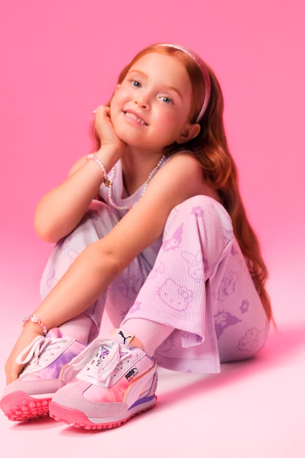 PUMA x HELLO KITTY AND FRIENDS Easy Rider Sneakers Kids, Lilac Frost-PUMA White-Magic Rose, extralarge-GBR