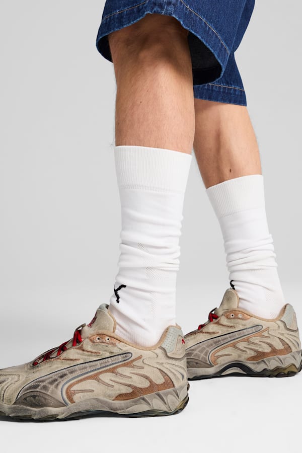 A$AP ROCKY x PUMA Inhale Distressed Canvas Sneakers Unisex, Alpine Snow-PUMA Silver-Sand Dune, extralarge