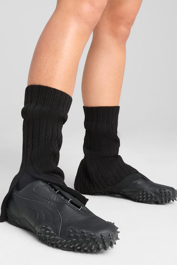 Mostro Leather Sneakers Unisex, PUMA Black, extralarge