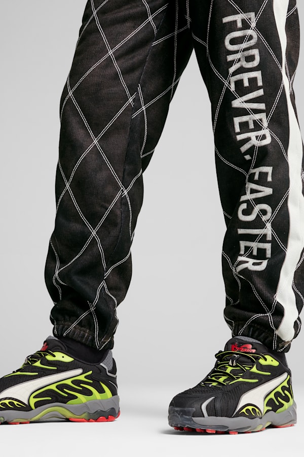 A$AP ROCKY x PUMA Inhale Mesh Sneakers, PUMA Black-Warm White-Lime Pow, extralarge