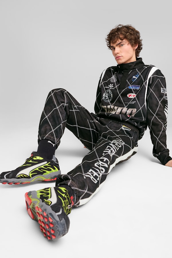 A$AP ROCKY x PUMA Inhale Mesh Sneakers, PUMA Black-Warm White-Lime Pow, extralarge