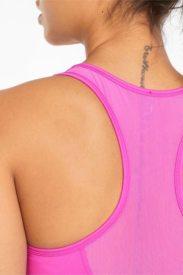 Mid Impact 4Keeps Training Bra, Deep Orchid-Puma Black-CAT, extralarge