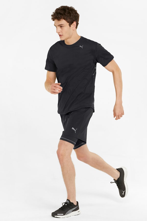 Graphic 2-In-1 5” Men’s Running Shorts, Puma Black-Puma Black, extralarge