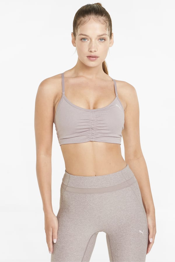 Low Impact Studio Training Bra, Quail Heather, extralarge