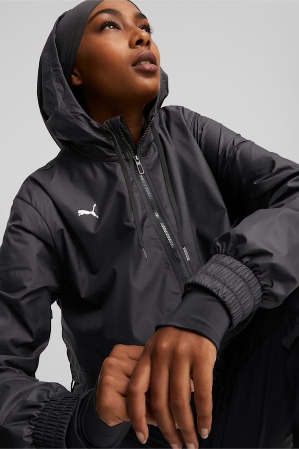 Windbreaker jacket womens black cheap