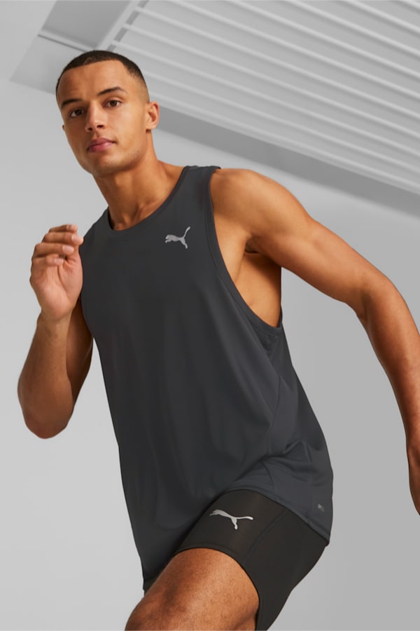 RUN FAVOURITE Running Tank Top Men, PUMA Black, extralarge