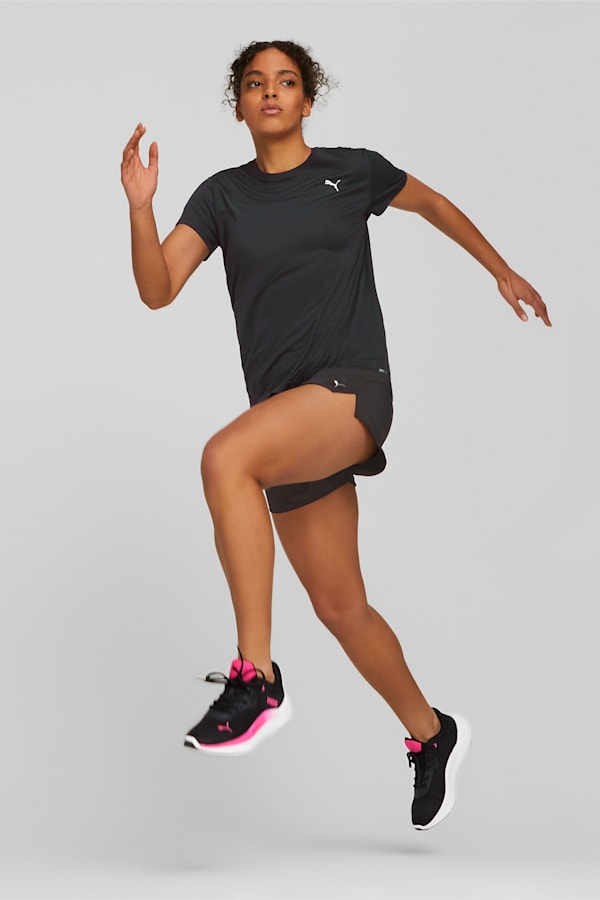 Favourite Short Sleeve Running Tee Women, PUMA Black, extralarge