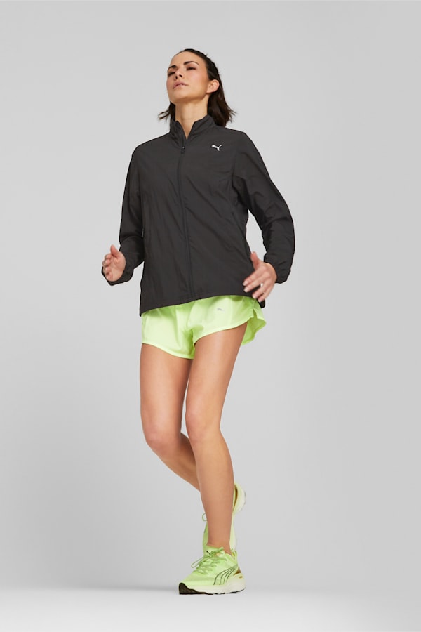 RUN FAVOURITE Woven Running Jacket Women, PUMA Black, extralarge